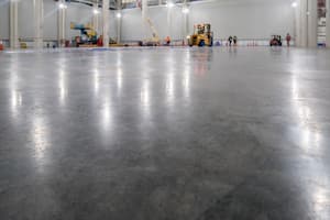 warehouse concrete polishing